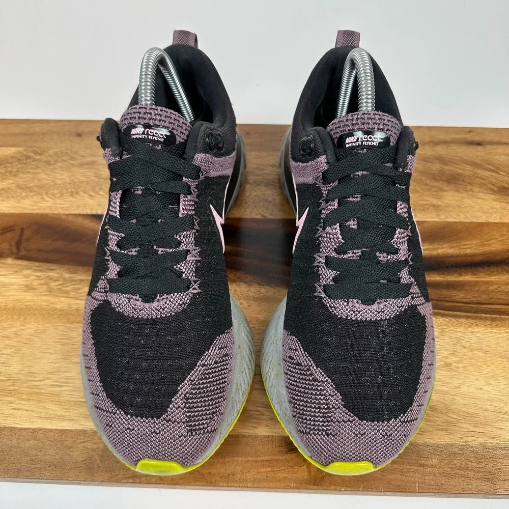 Womens Nike React Infinity Run Flyknit 2 Violet Dust Sneakers Shoes Size 9 M GUC